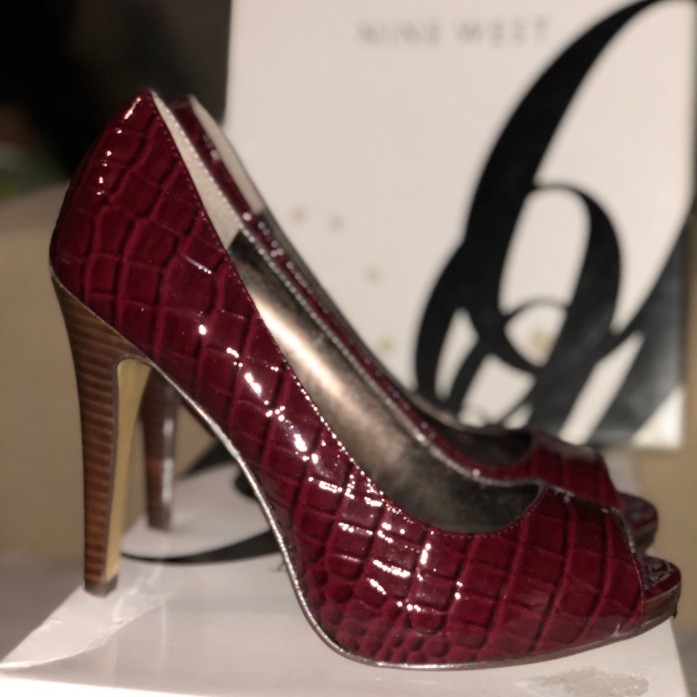 COPY - COPY - Nine West Peep Toe Heels